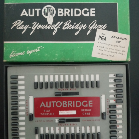 vintage Auto Bridge game original box 1957 card game 4 hand - Picture 4 of 9